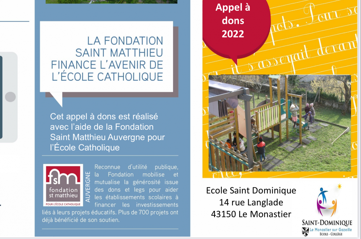 Appel aux dons 