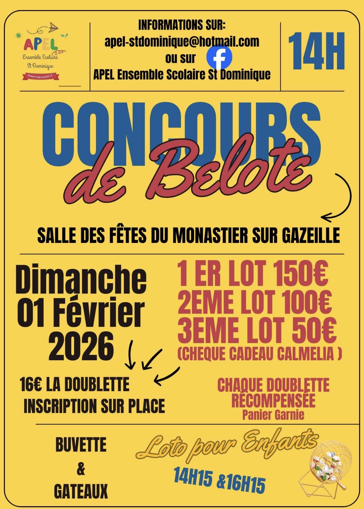 Concours de belote !